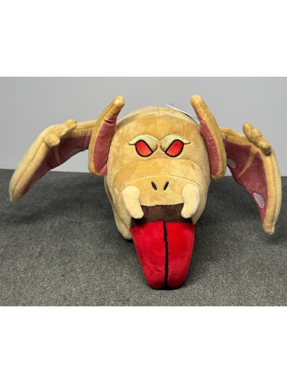 Blood Bat Plushie By Makeship Wizard101 Collectible Tan & Red 12" Wingspan Limit